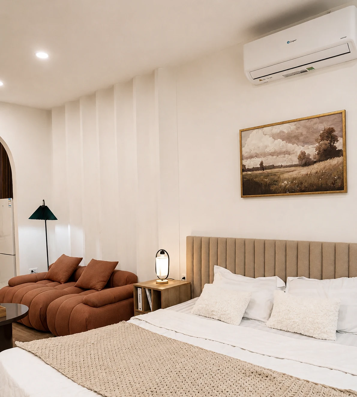 Điều hoà và bình nóng lạnh Ladi Homestay